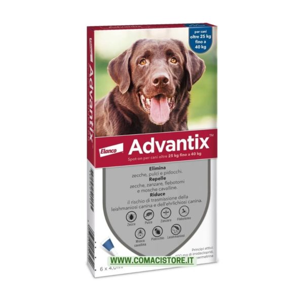 advantix spot-on 25 fino a 40