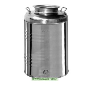 contenitore olio inox 50 litri